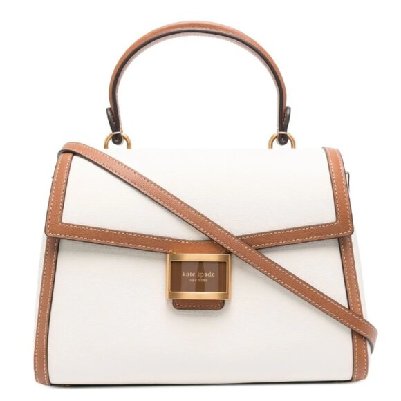 kate spade Handbags - Kate Spade Katy Medium Top-handle Colorblock White Bag  Leather Crossbody